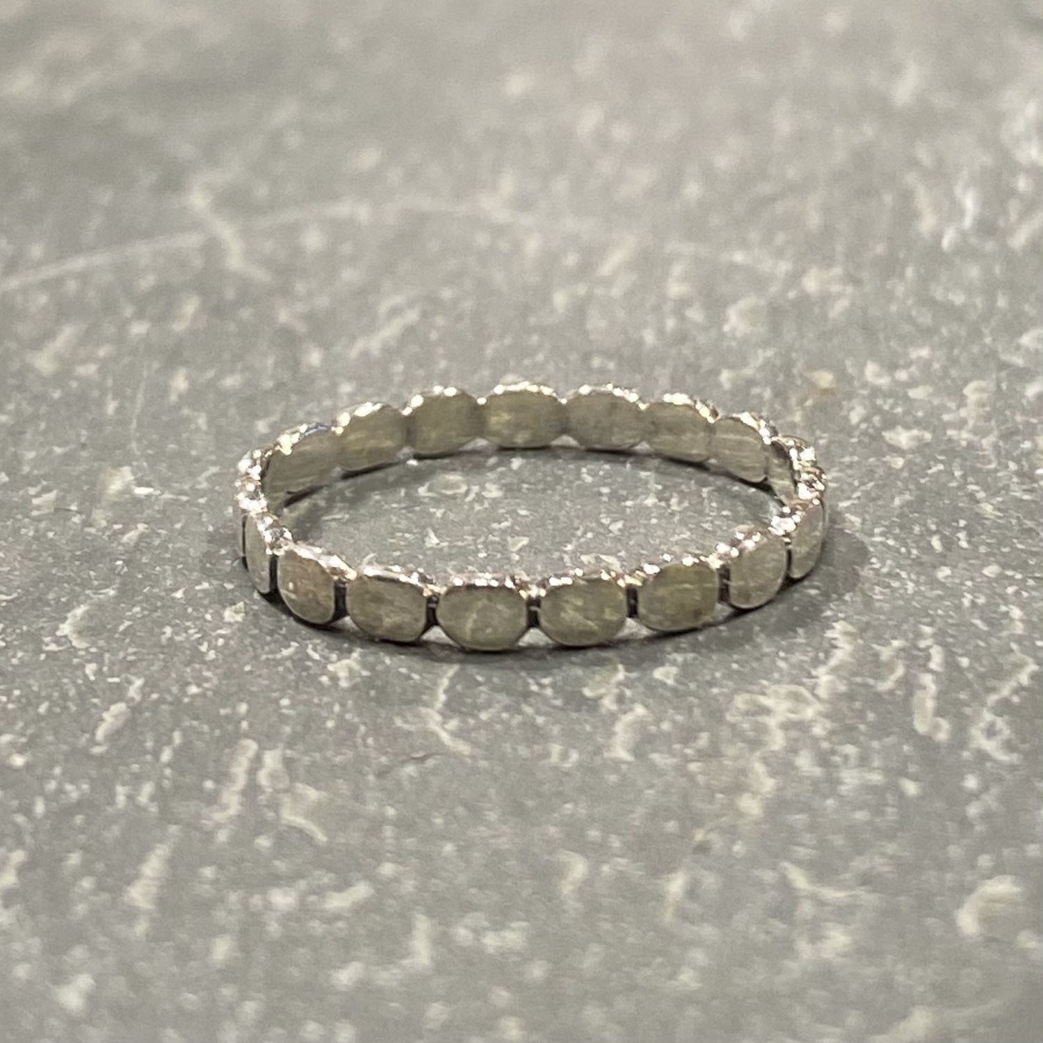 Tessler Ring Flat Dot Pattern, Size: 6