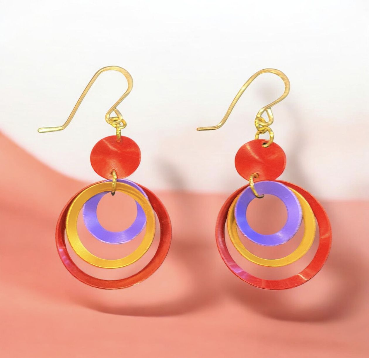 Lenel Earrings Inez Red