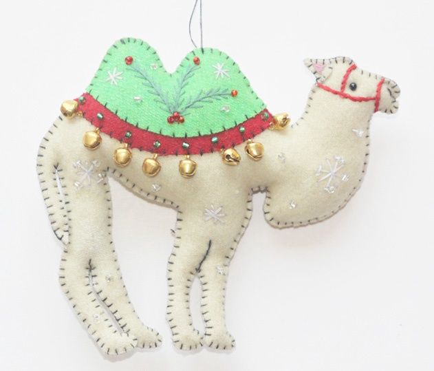 Promising Ornament Camel w/2 Humps