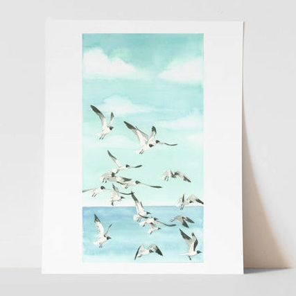 Vitticore Print Birds In Flight 8x10