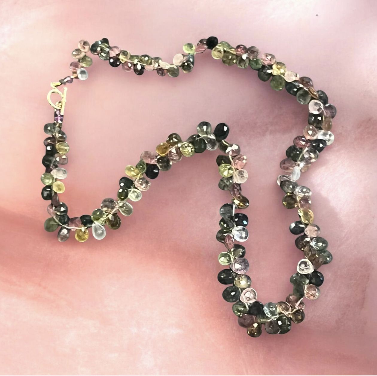 Greenhood Necklace Tourmaline Briolette