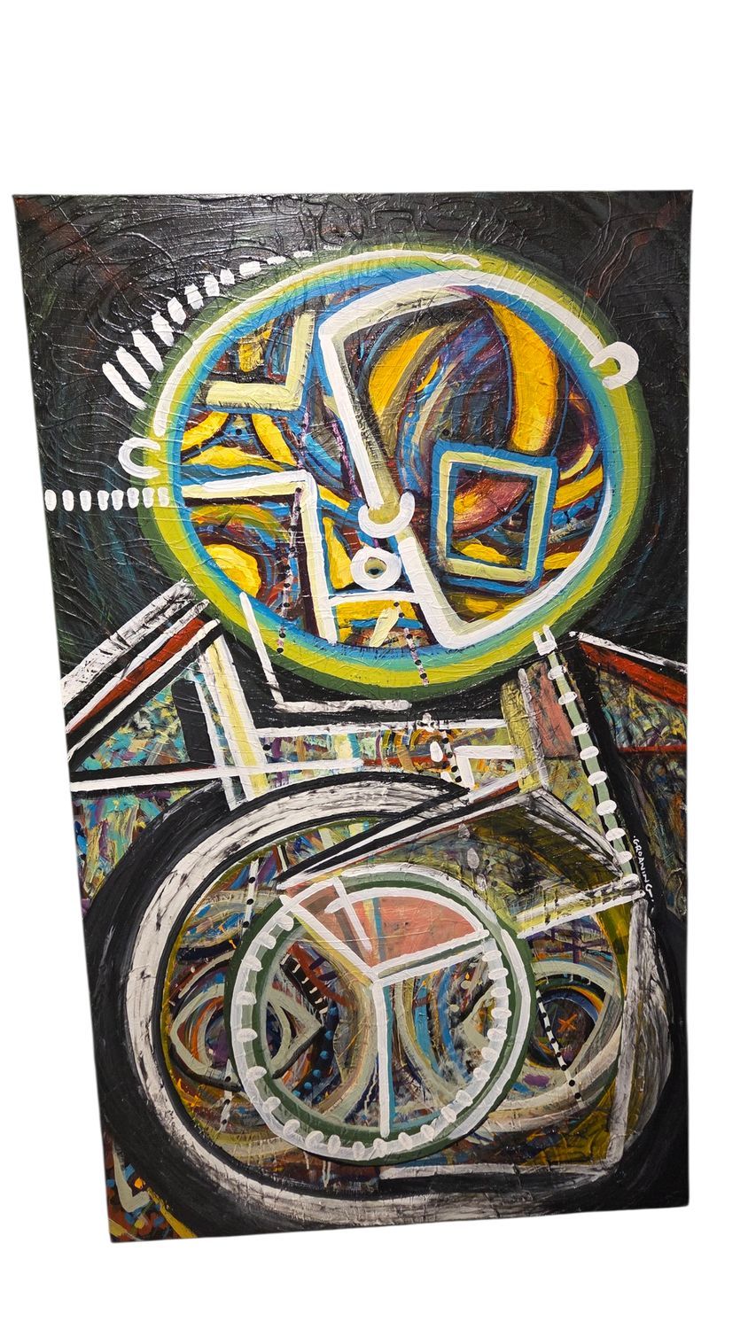 Groaning Original Art Work - Boxed In