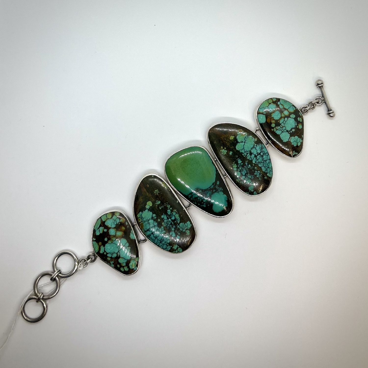 Ras-Jolj Bracelet 5 Stone Arizona Turquoise Ovals