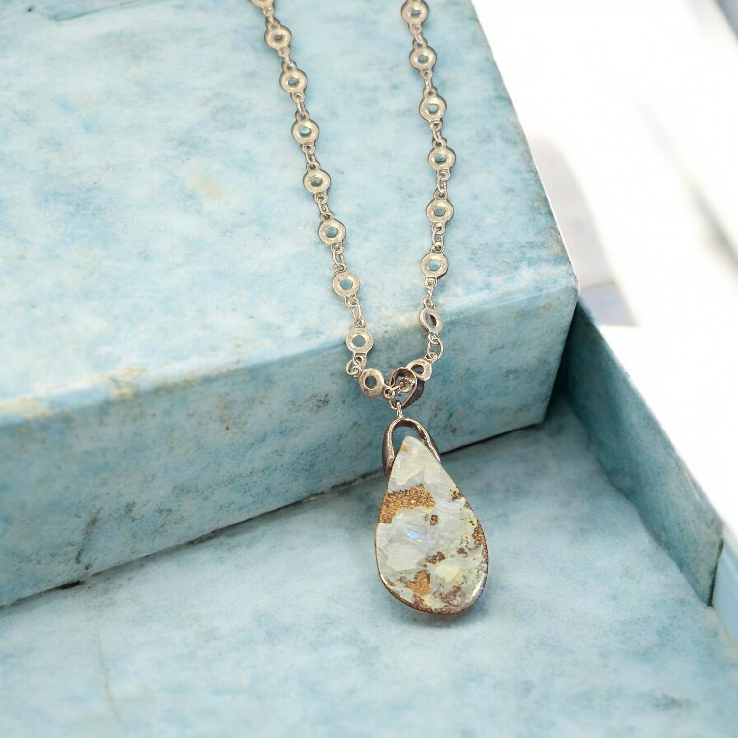 Nadeau Necklace Boulder Opal Pendant