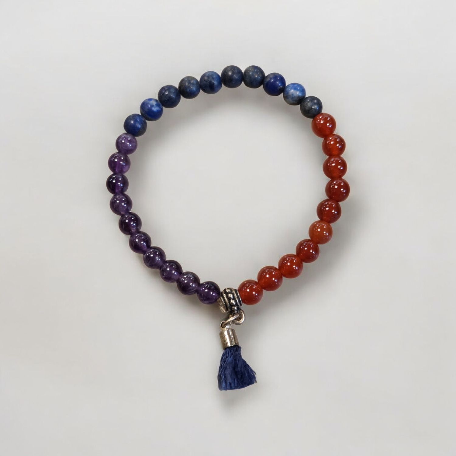 Nadeau Bracelet Carnelian Amethyst Lapis