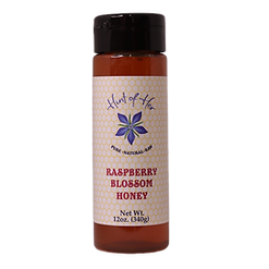 Hint Of Her Raspberry Blossom Honey 12oz Squeeze Bottle