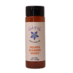 Hint Of Her Orange Blossom Honey 12 oz Squeeze Bottle