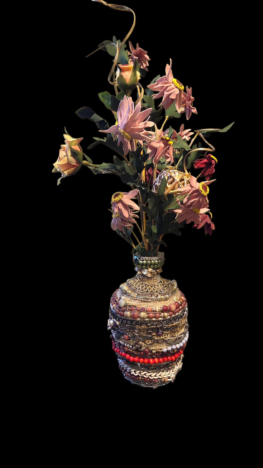 Robbins Original Art Adorned Vase