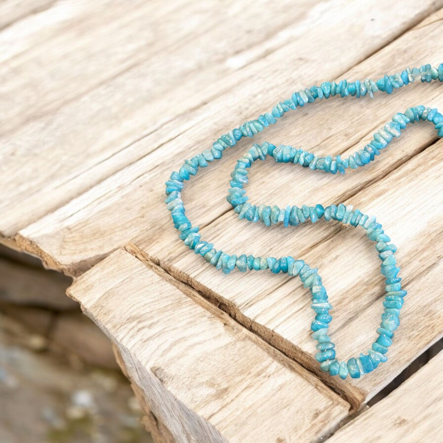 Nadeau Necklace Green Aventurine Chips