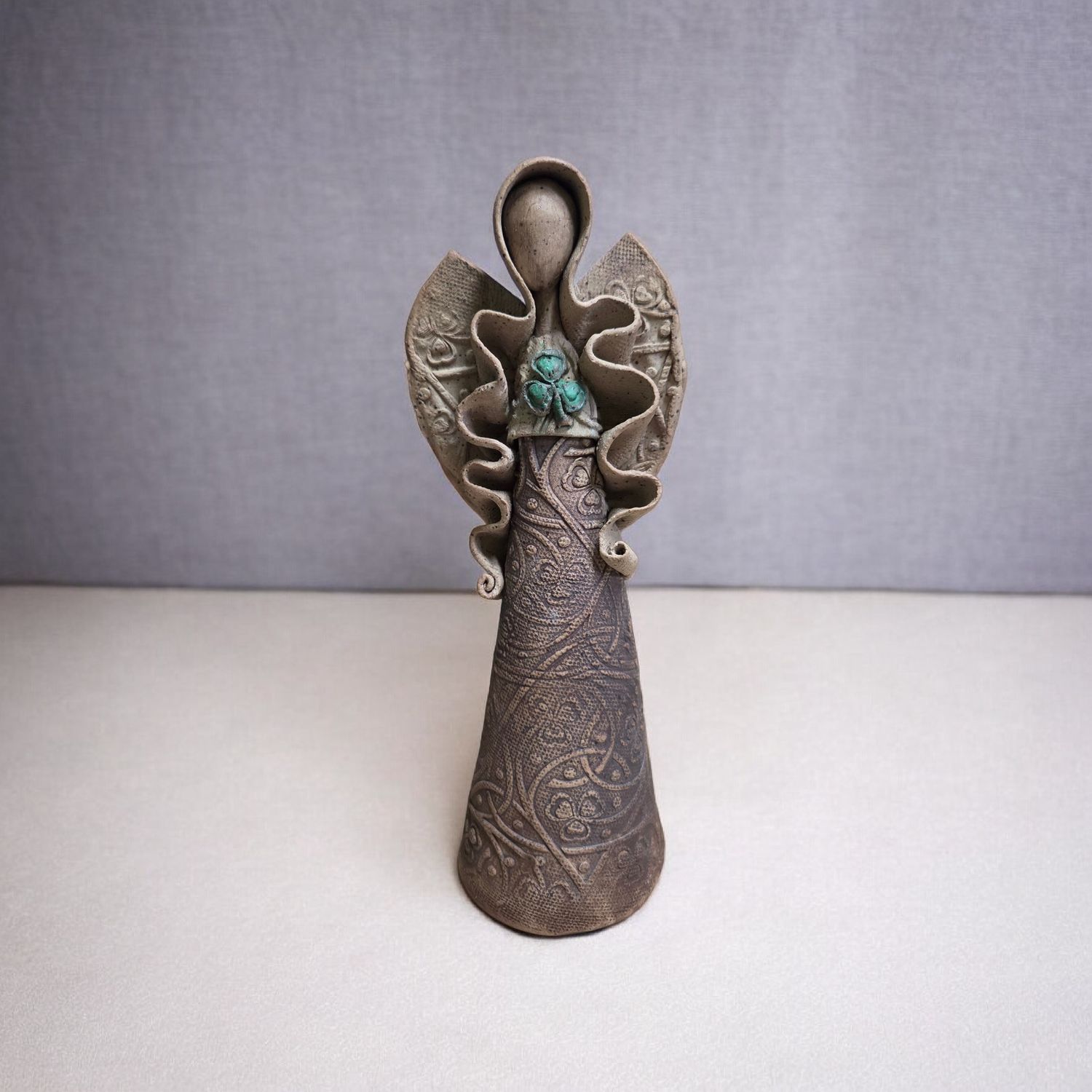 Johnson Angel with Shamrock