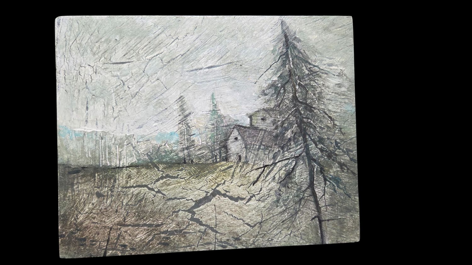 Haldoupis Original Painting Cabin