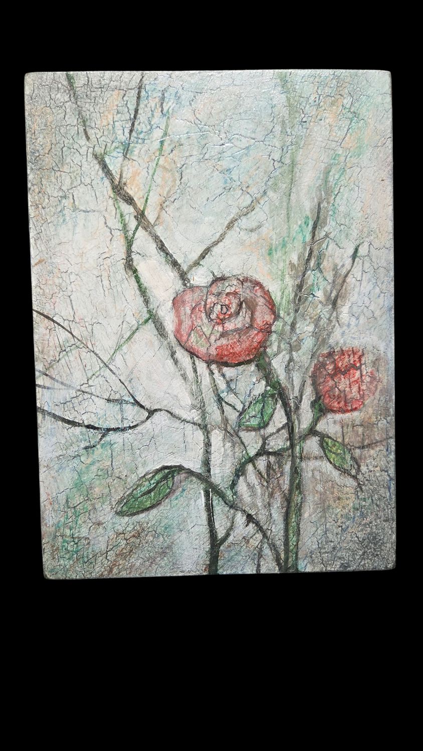 Haldoupis Original Painting Rose