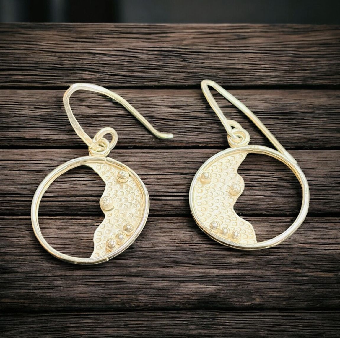 Gonzales Earrings Abstract Moon Phase