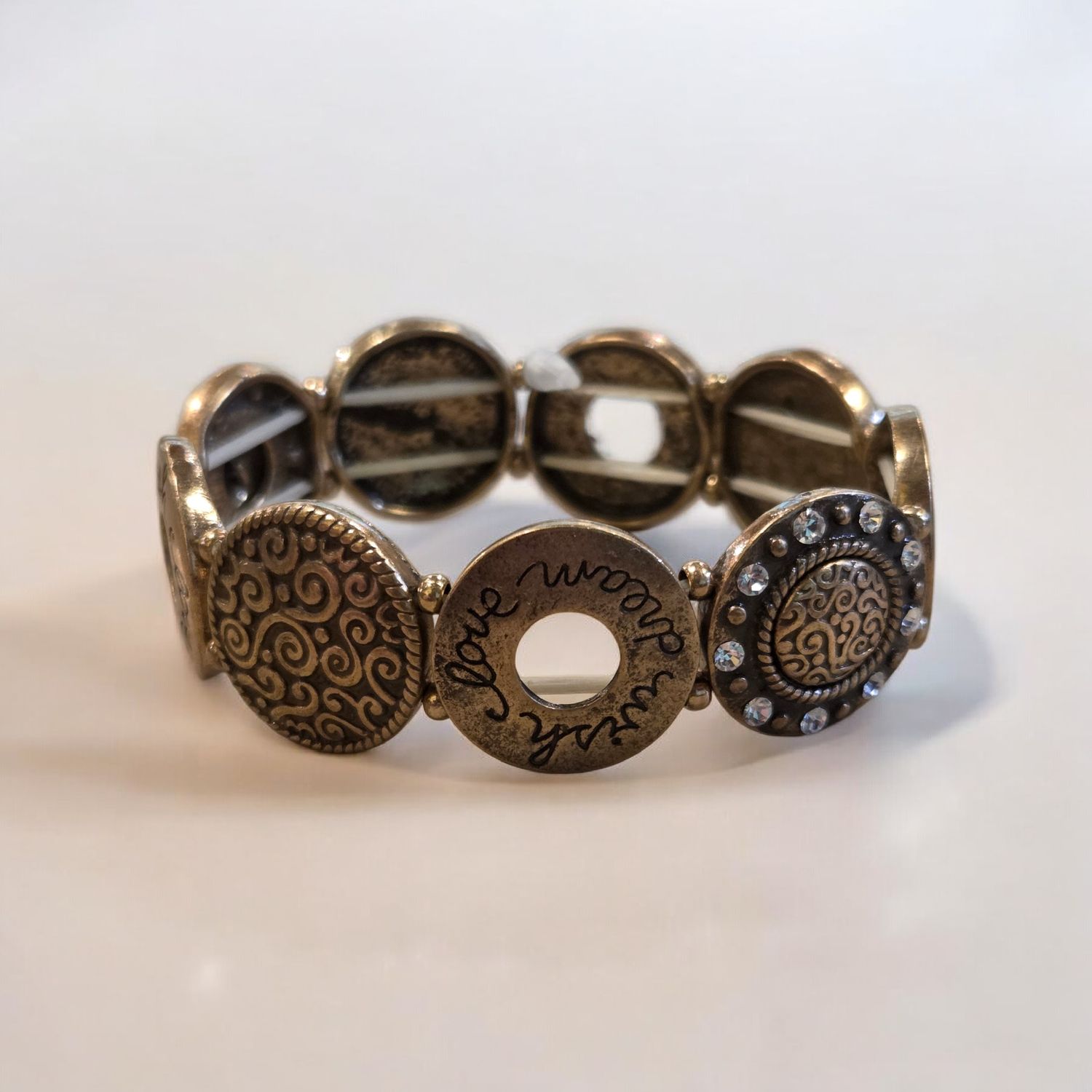 Nadeau Bracelet Brass Stretch