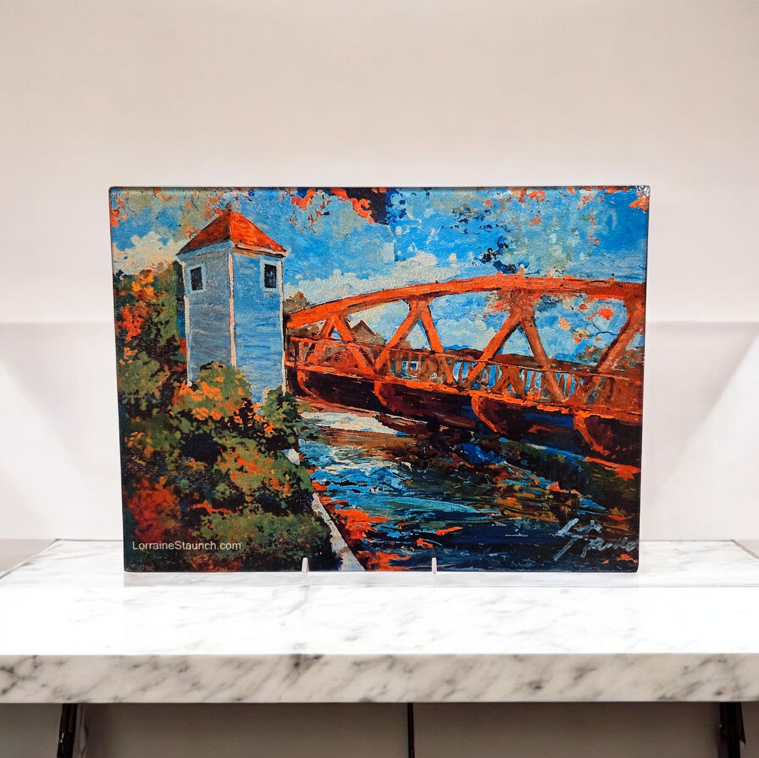 Staunch Cutting Board Fairport Lift Bridge