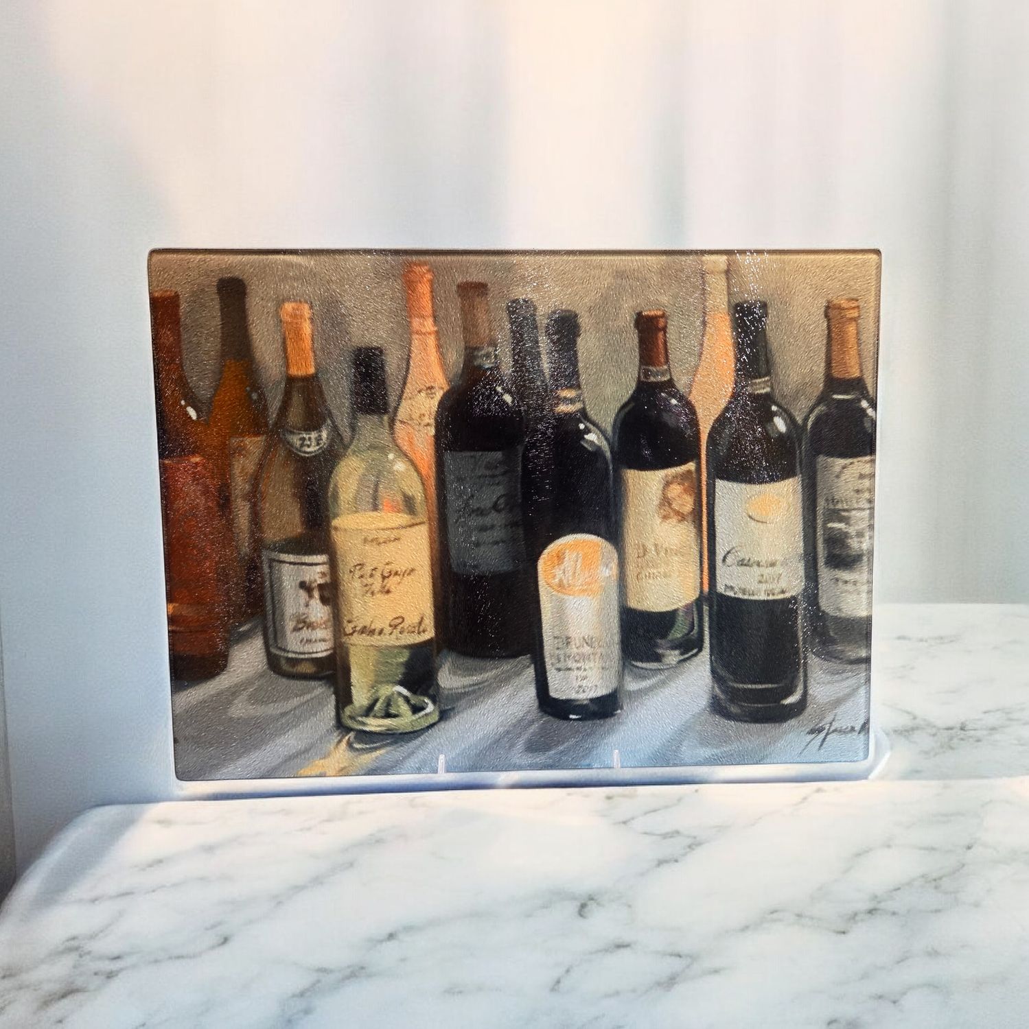 Staunch Cutting Board Wine Bottles