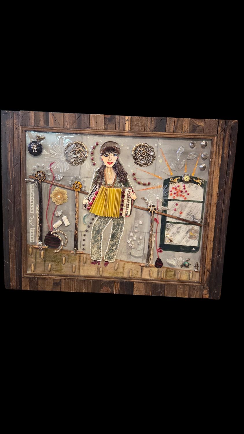 Robbins "Accordion" Original Art Portrait