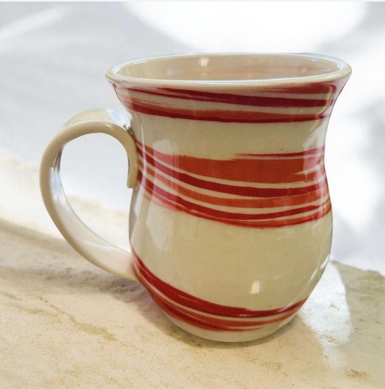 BMF Mug Red Swirls