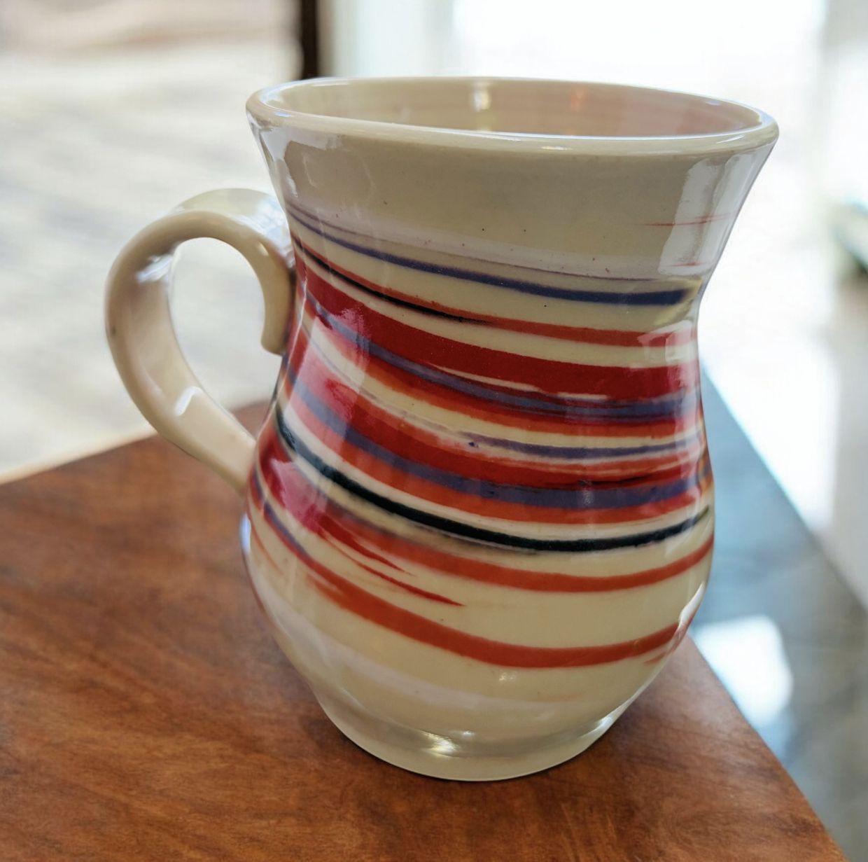 BMF Mug Red, Purple and Black Swirl