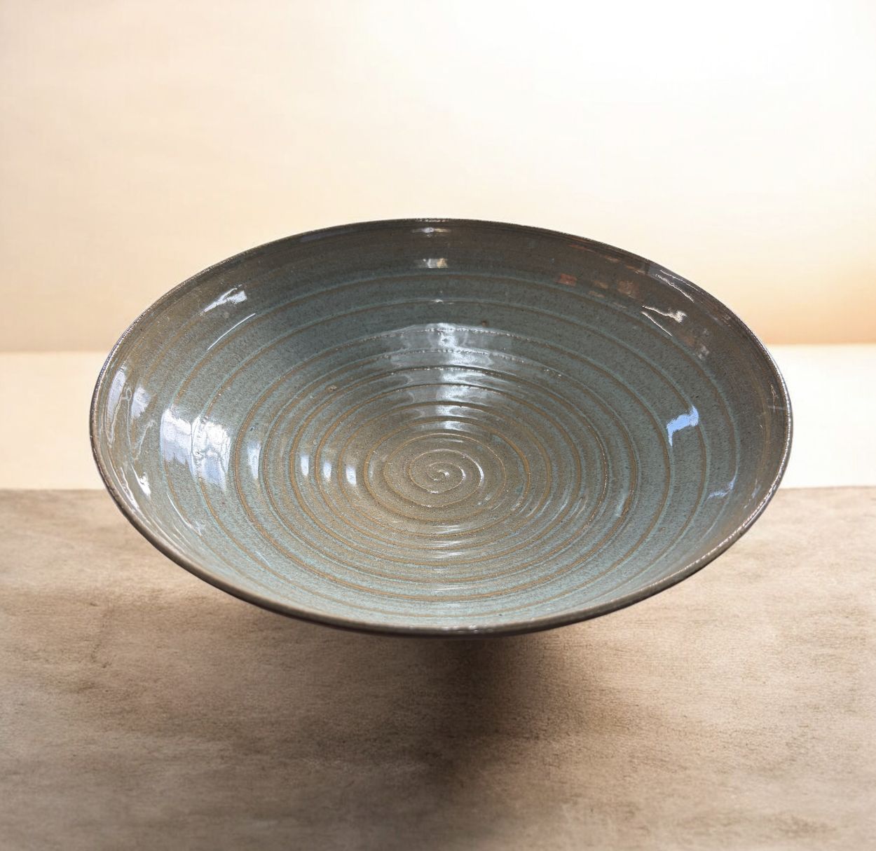 BMF Large Serving Bowl Green Swirl BMF Large Serving Bowl Green Swirl