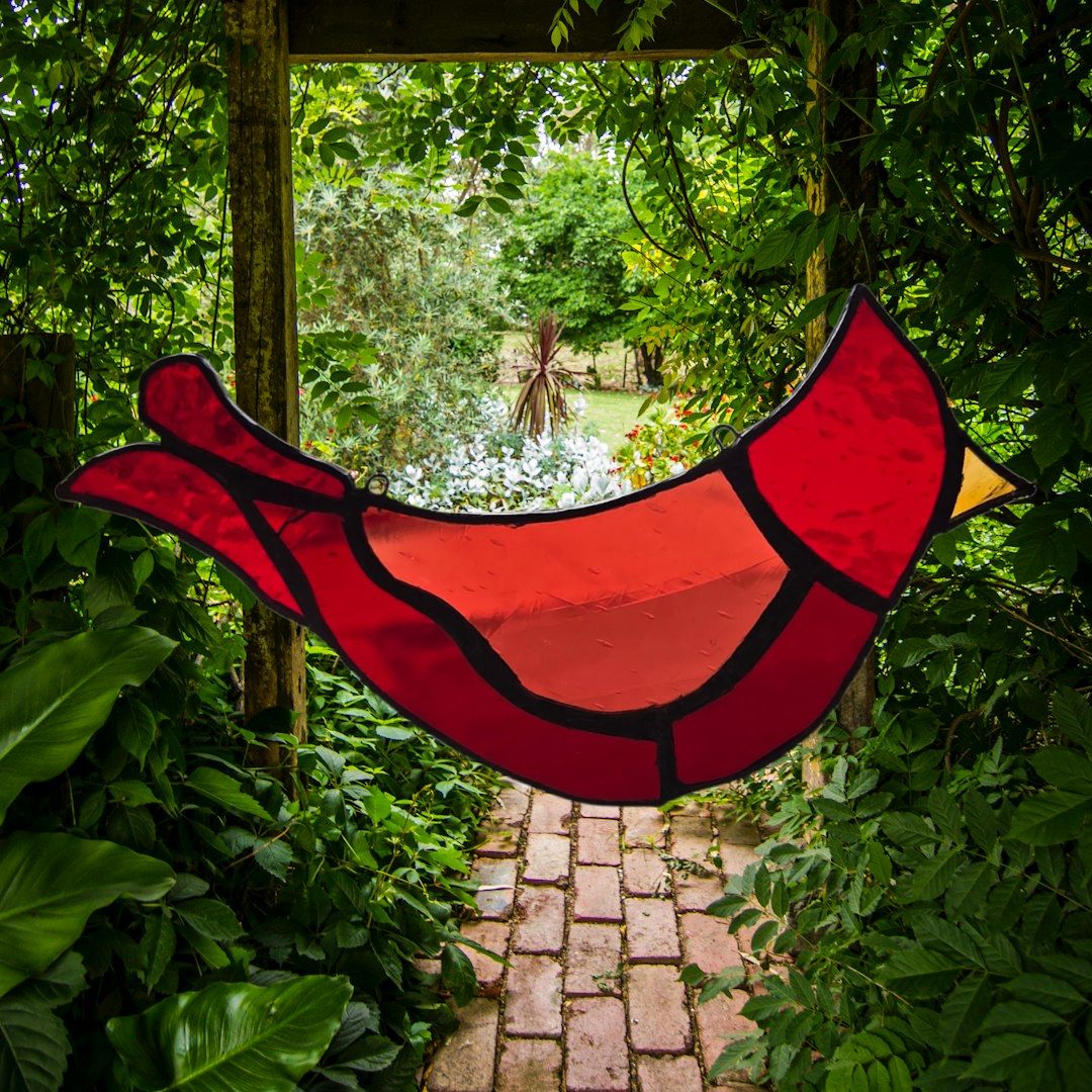 Yannie Stained Glass Cardinal