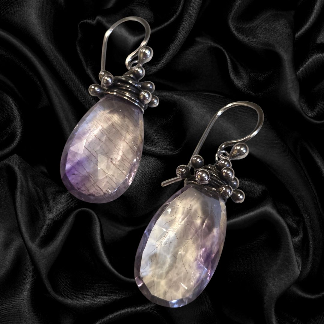 Zuzko Earring Swarm Amethyst