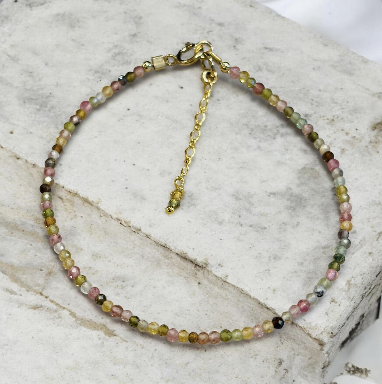 DT Bracelet Tiny Watermelon Tourmaline