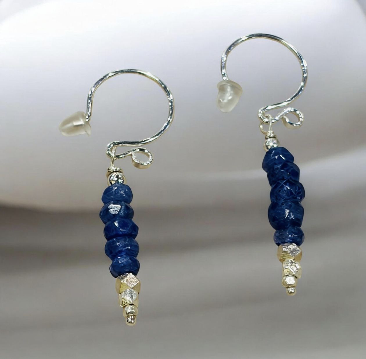 DT Earring Tanzanite and Sterling Silver