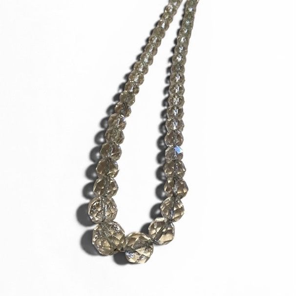Nadeau Necklace Vintage Faceted Crystal
