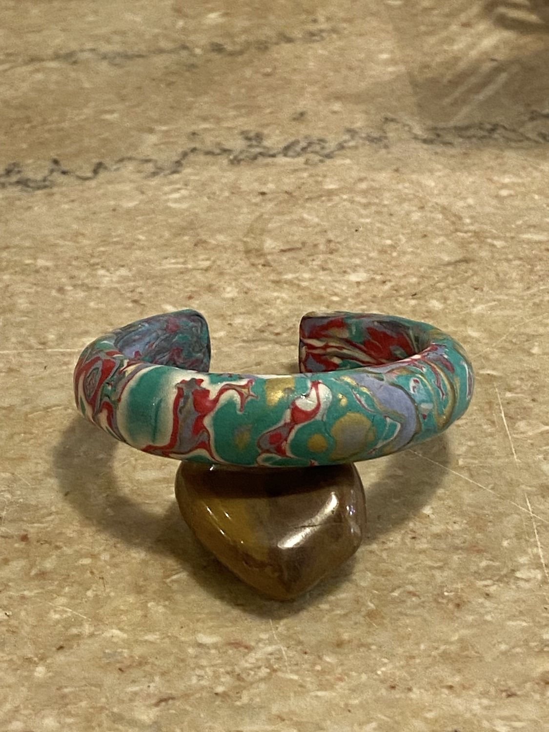 Most Bracelet Green w/ Red &amp; Gold