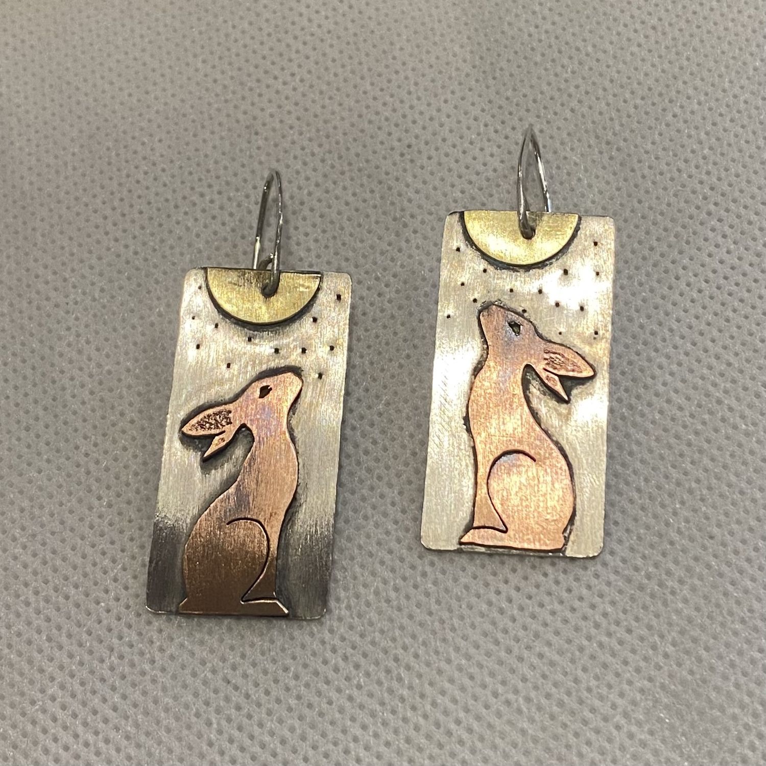 Gonzales Earrings Copper Hare