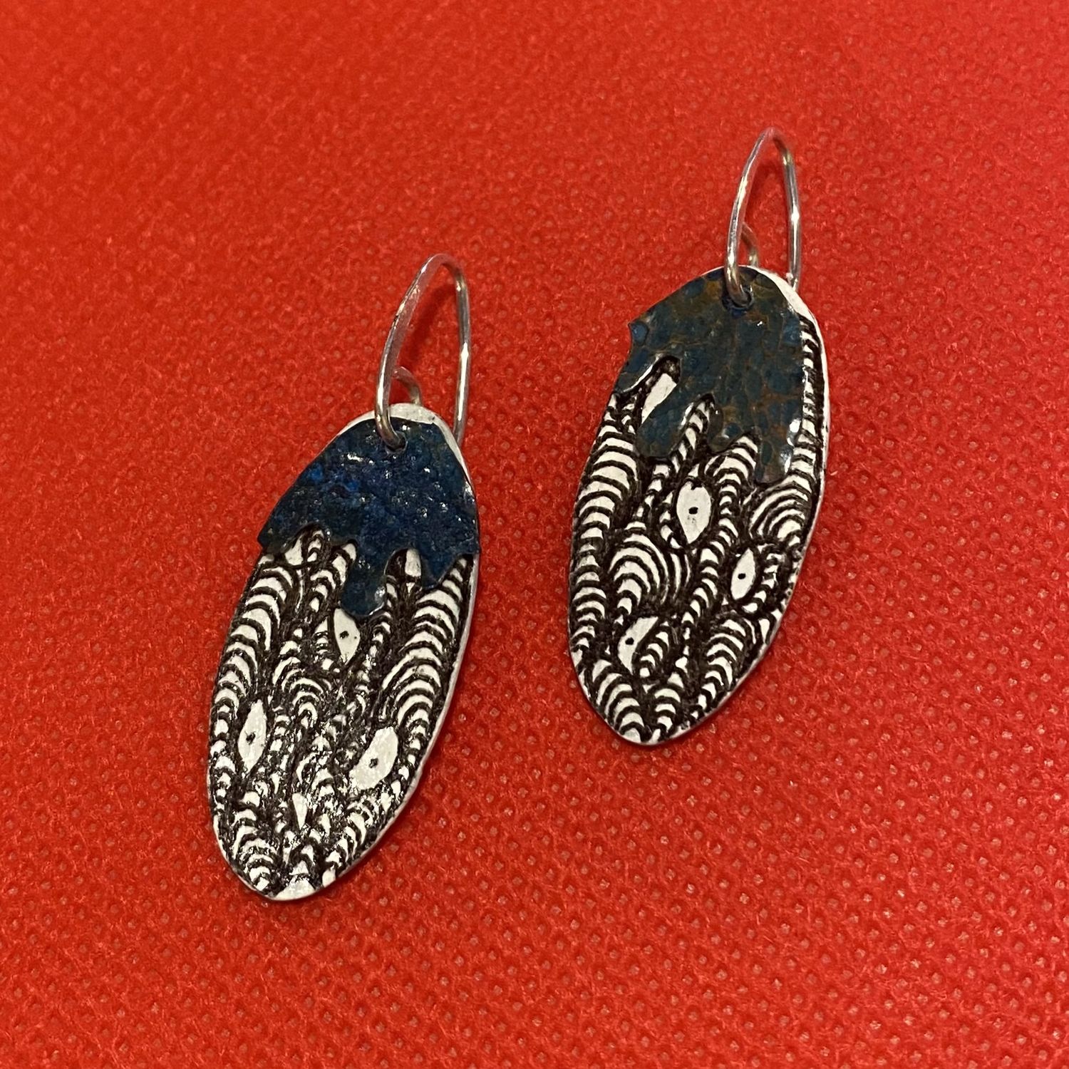 Gonzales Earring Painted Jellyfish