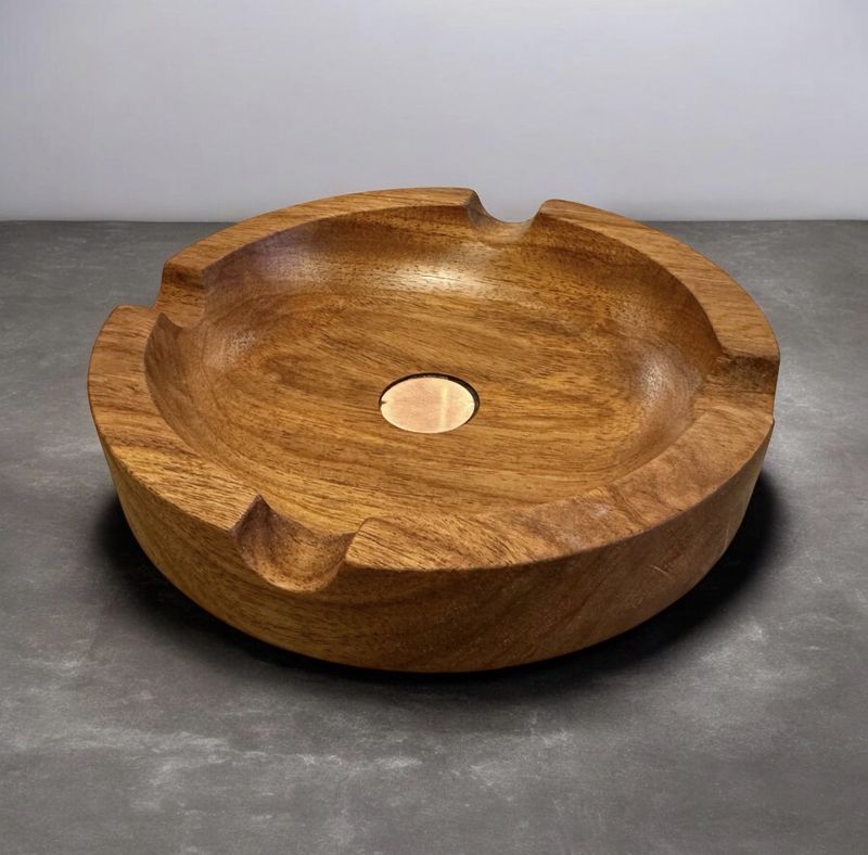On The Edge Padauk Cigar Ashtray