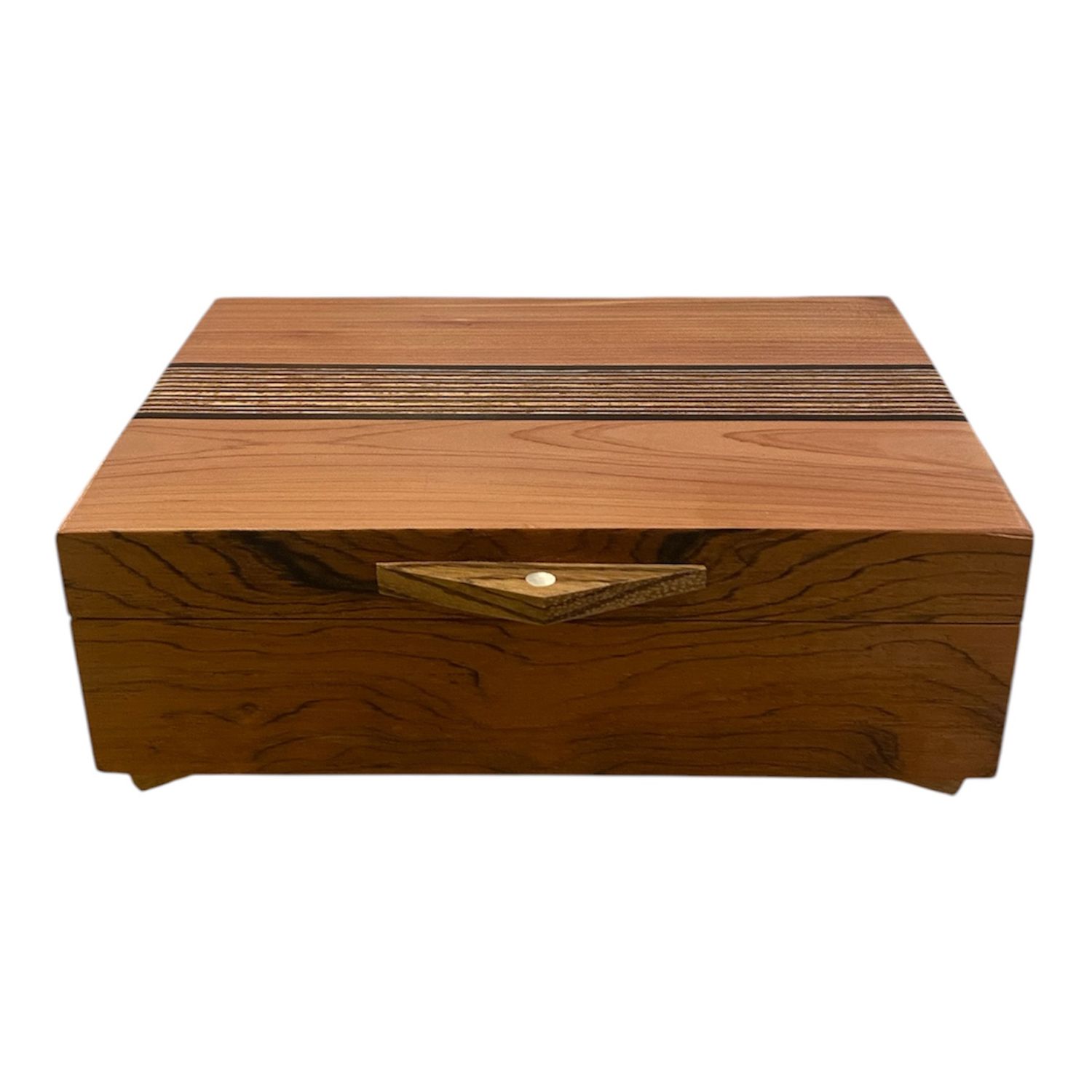 Cole Jewelry Box Brazilian Rosewood, Goncalo Alves &amp; Spanish Cedar