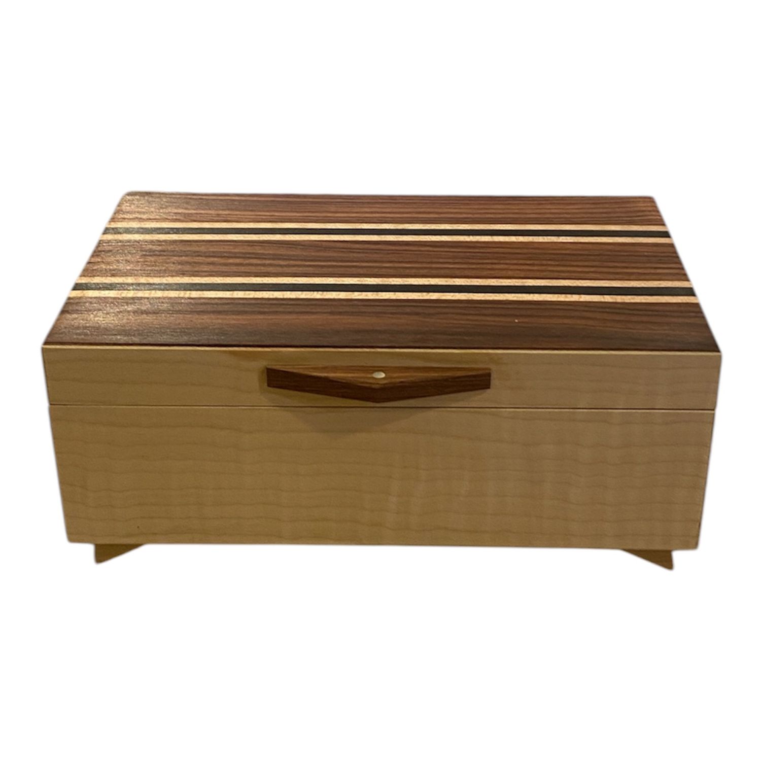 Cole Box Kingwood, Gaboon Ebony &amp; Figured Maple