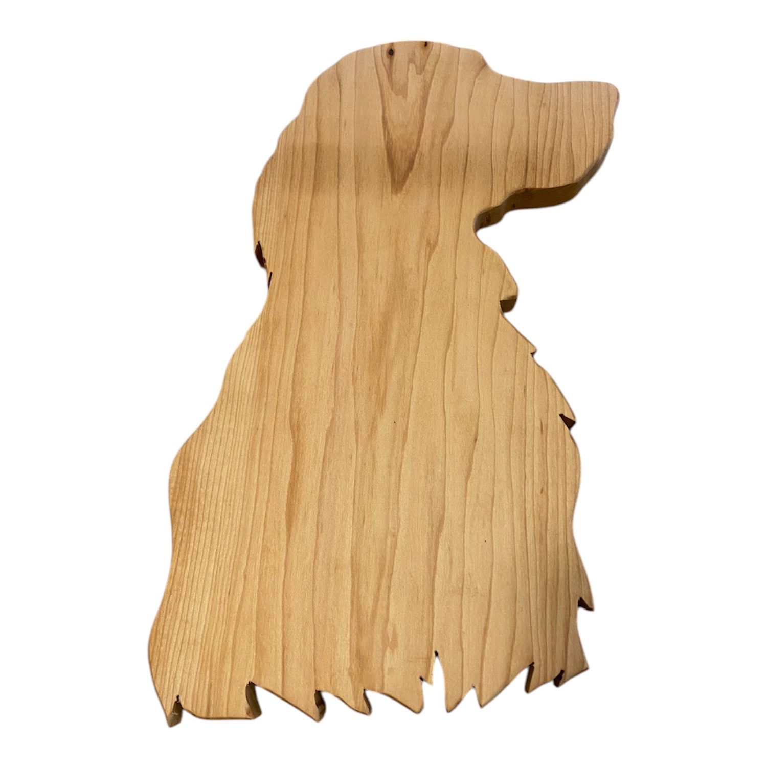 DWHandmade Maple Wood Dog Shaped Cutting Board