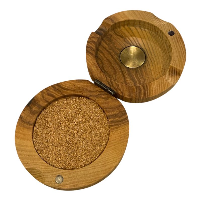 On The Edge Travel Cigar Ashtray Black Ash