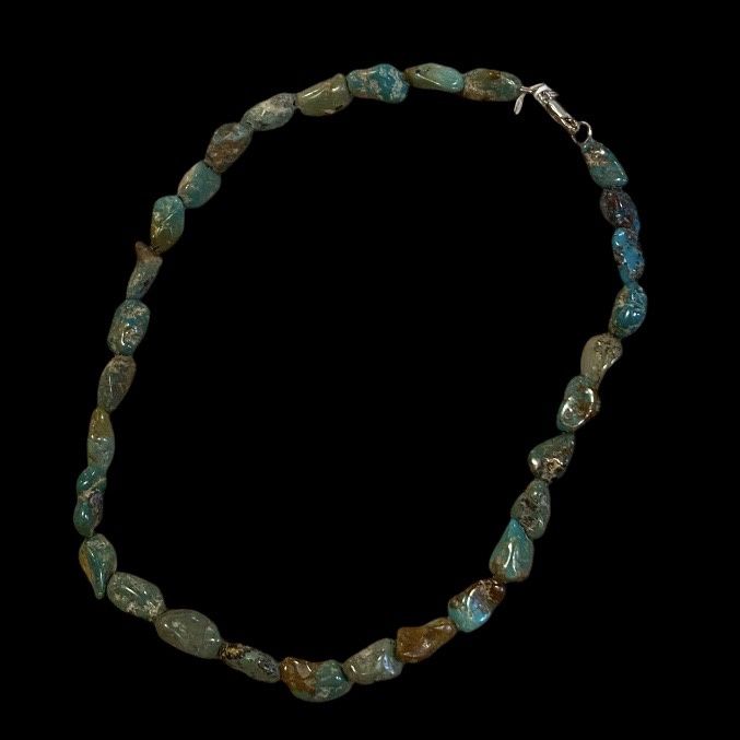 Trueworthy Necklace Chunky Green Turquoise