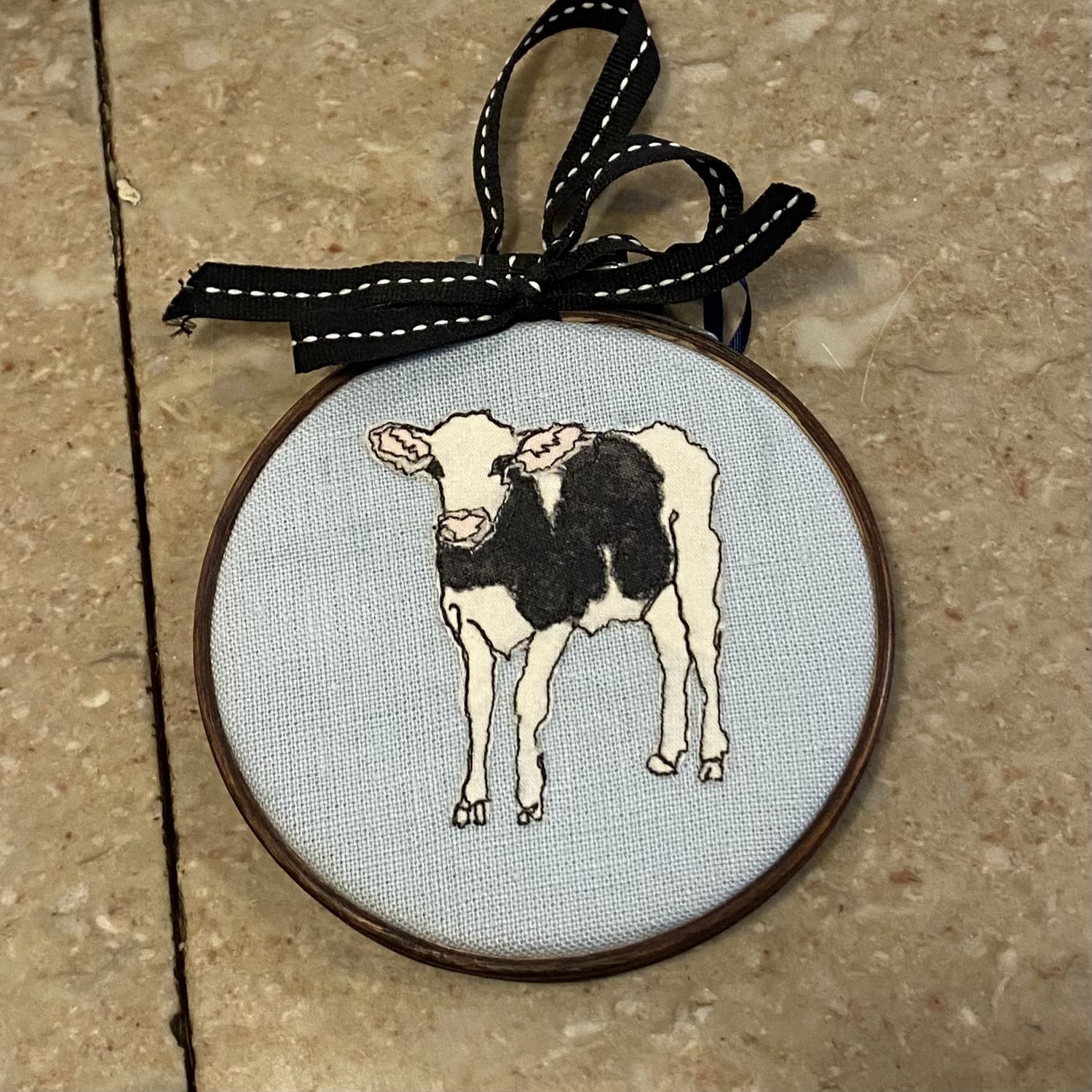 Yvonne Mini Hoop Calf 4"