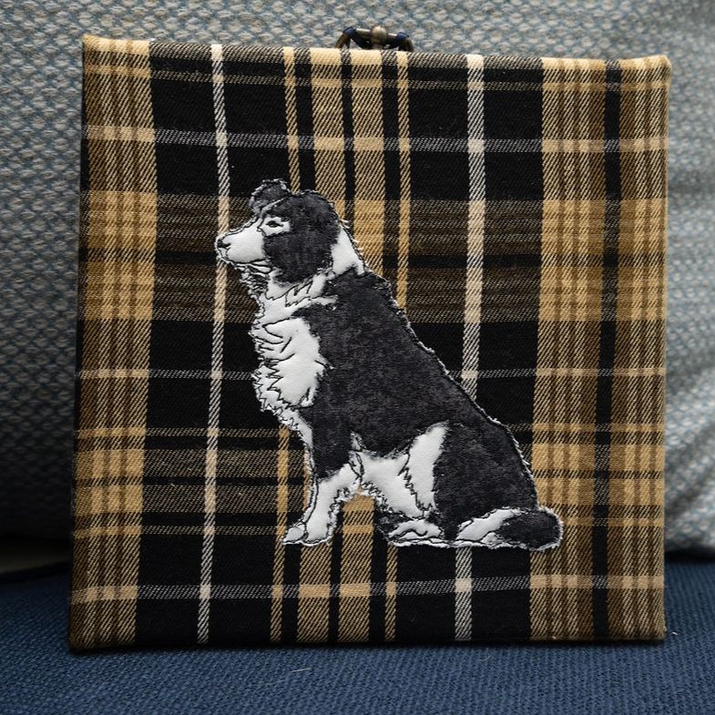 Yvonne Collie on Gold Plaid 8x8