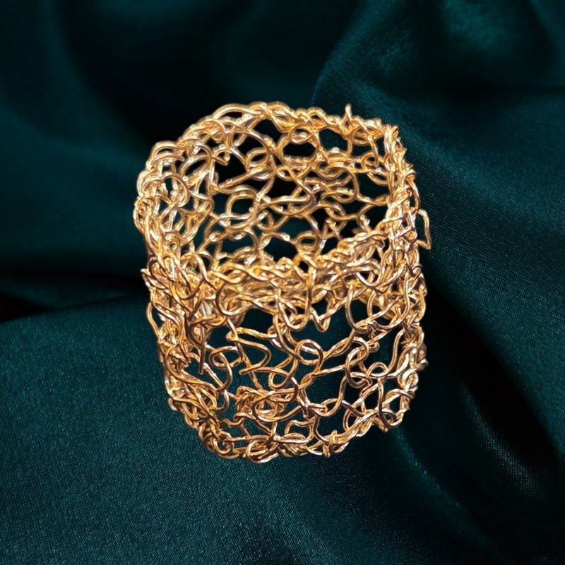 MetaLace Ring Bronze Sz 8-9
