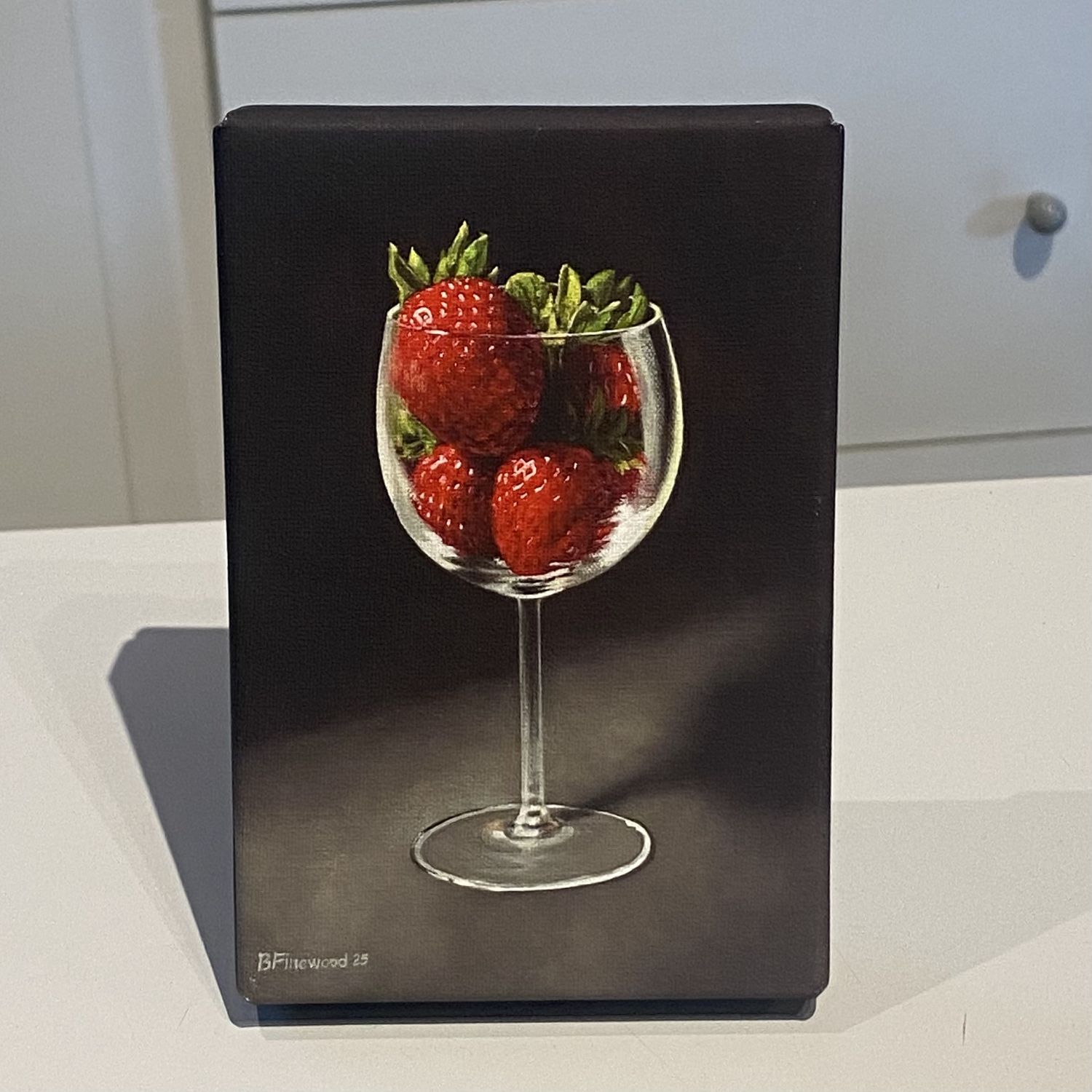 Finewood Strawberry Canvas Print
