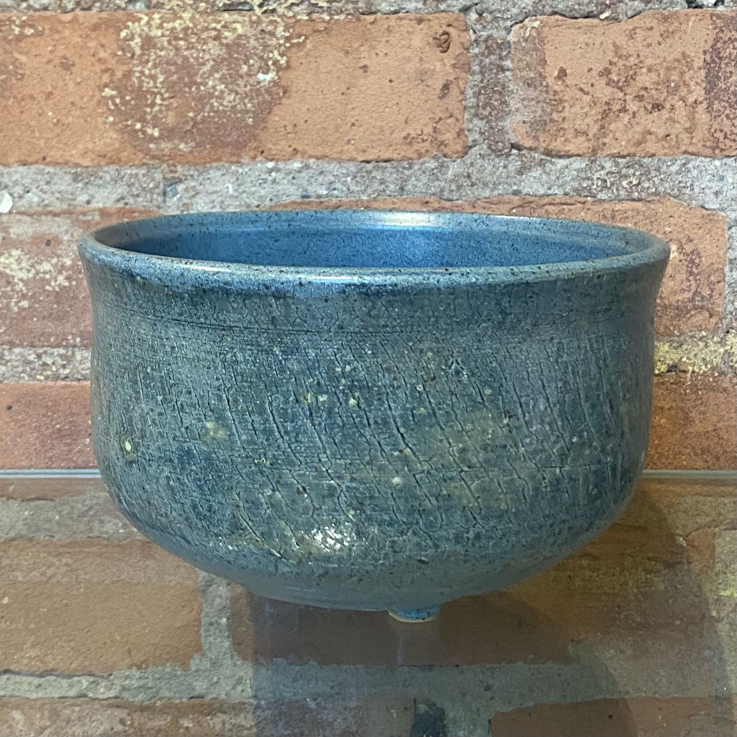 Humble Earth Tall Blue Bowl