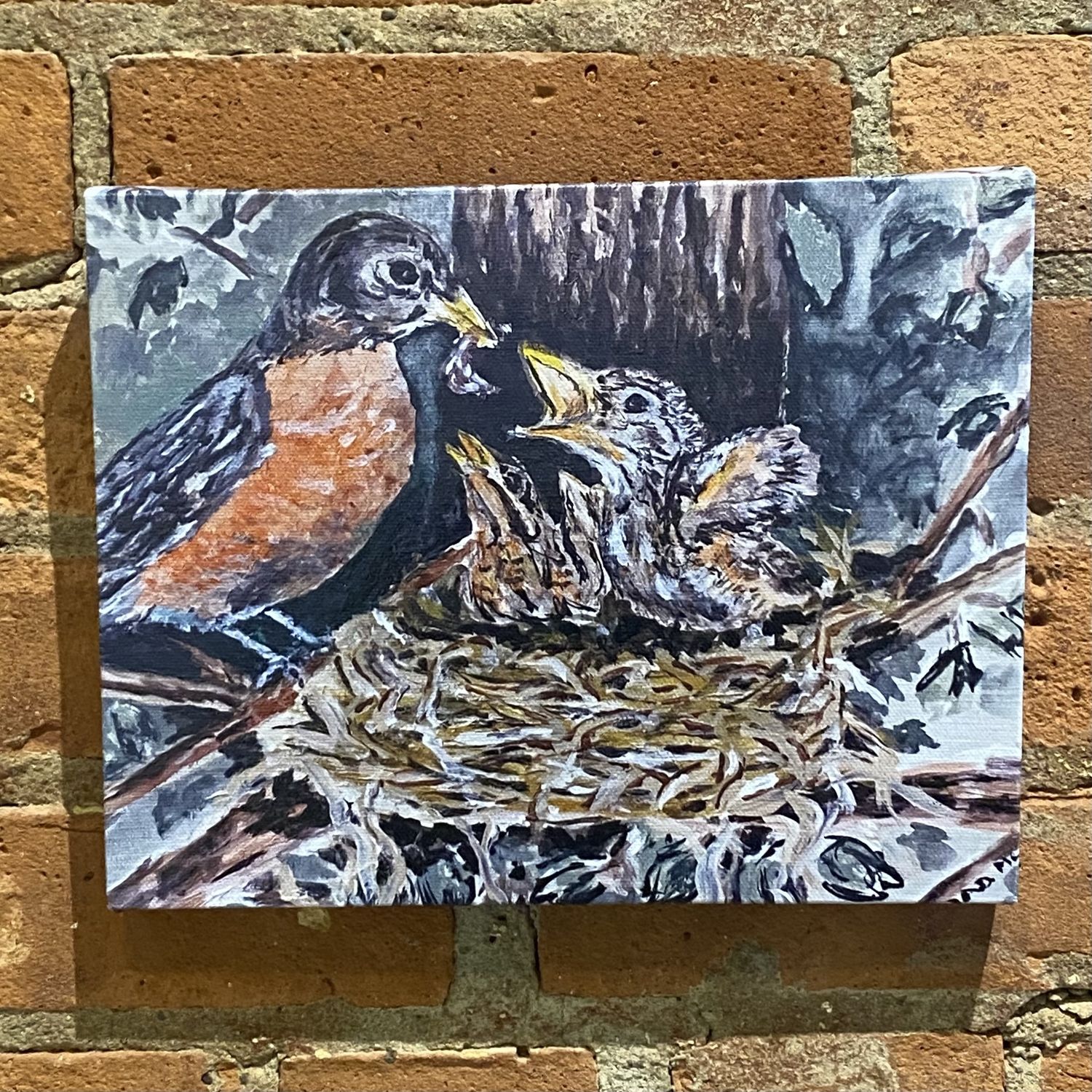 McMullen Dinner Time Robins