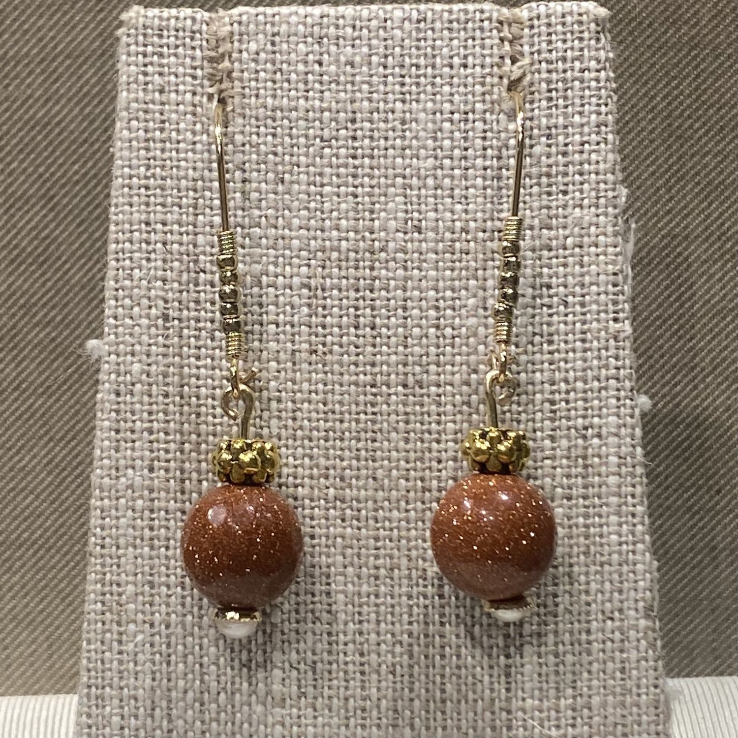Gerber Earring Goldstone