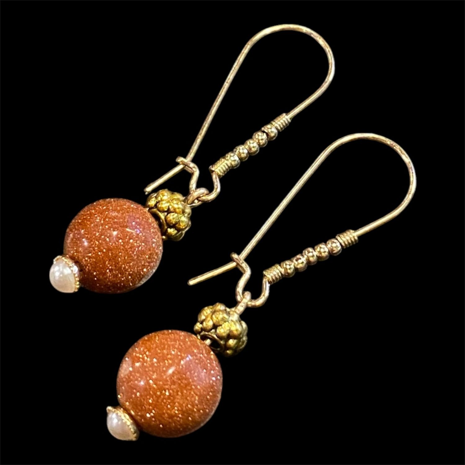 Gerber Earring Goldstone