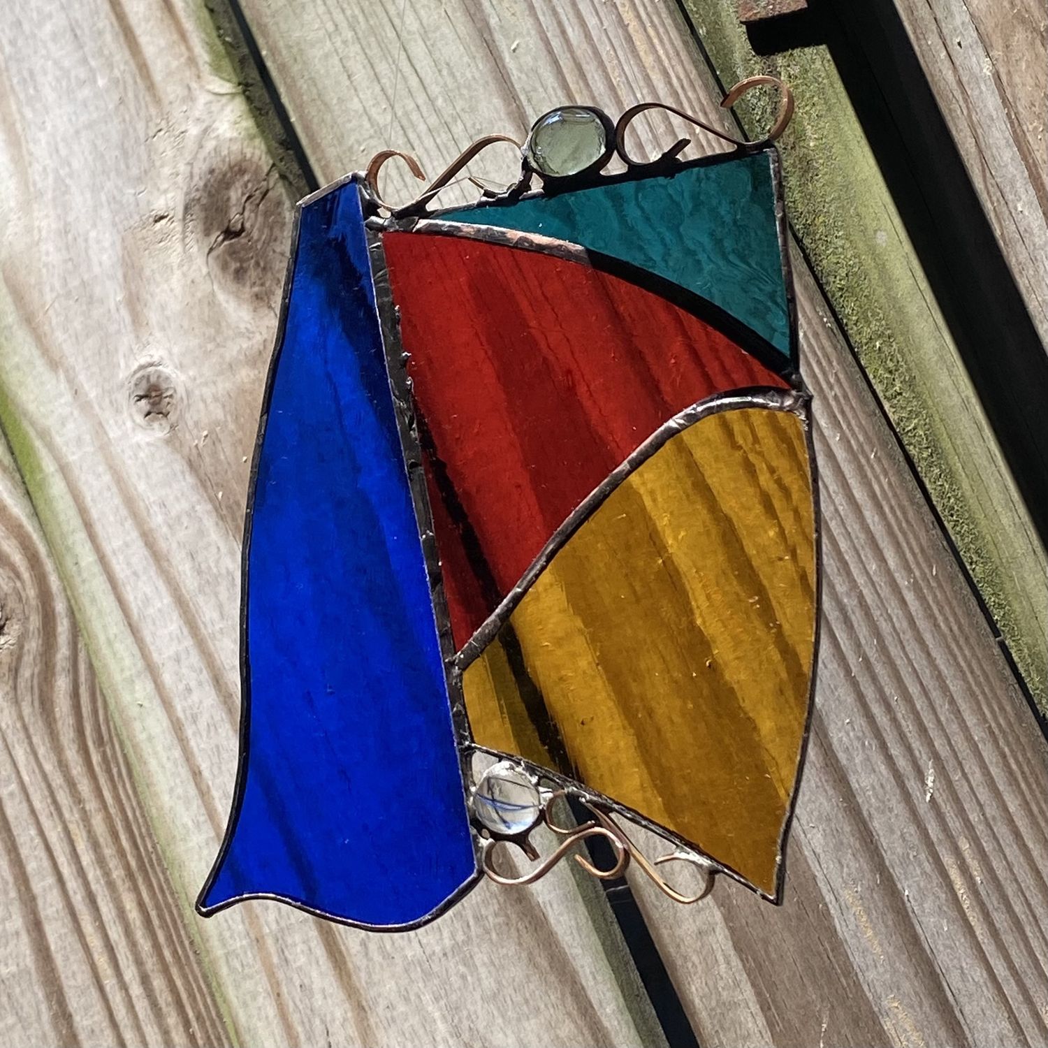 Yannie Multi-Color Abstract Window 2
