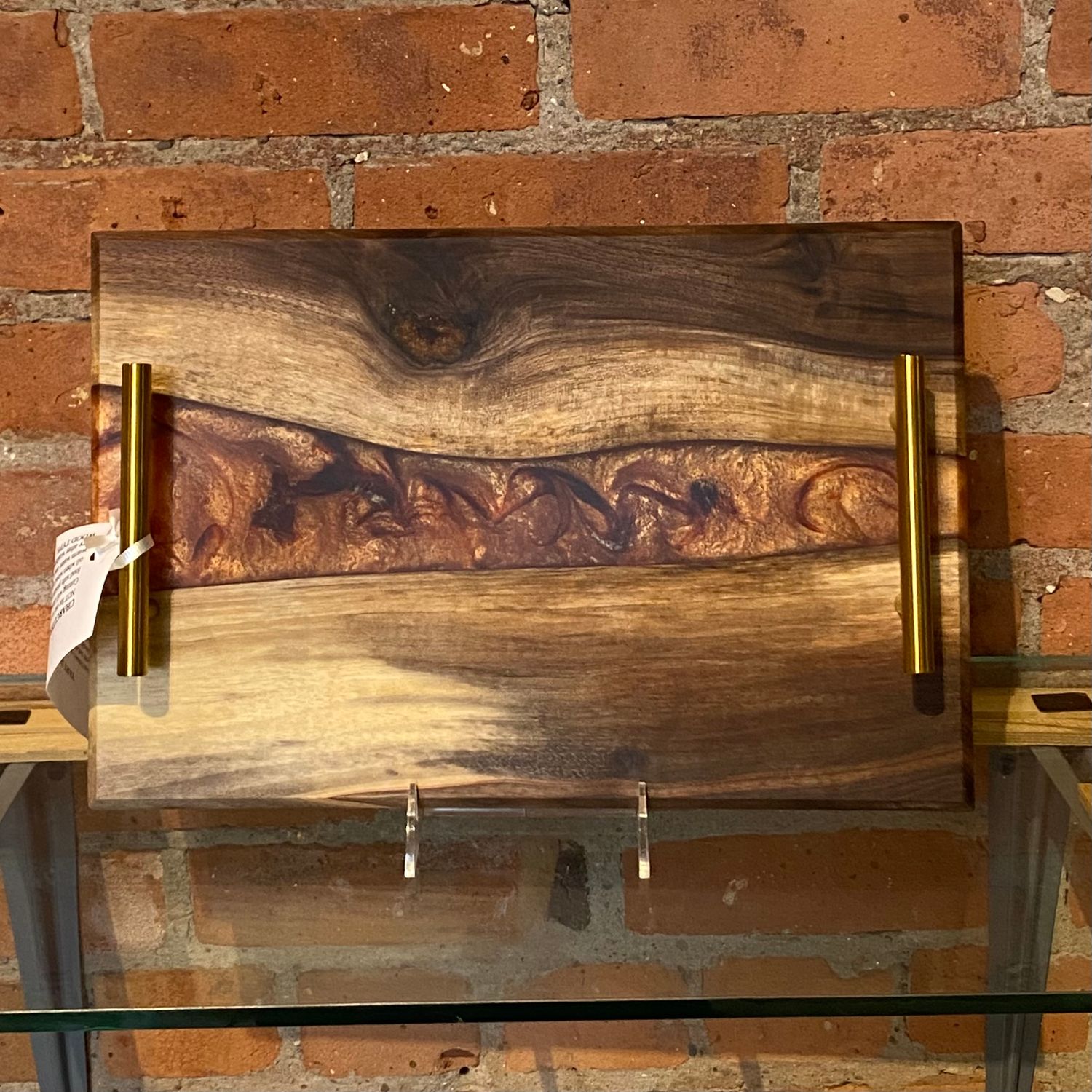 G.M. 510 Charcuterie Walnut w/ Bronze Resin