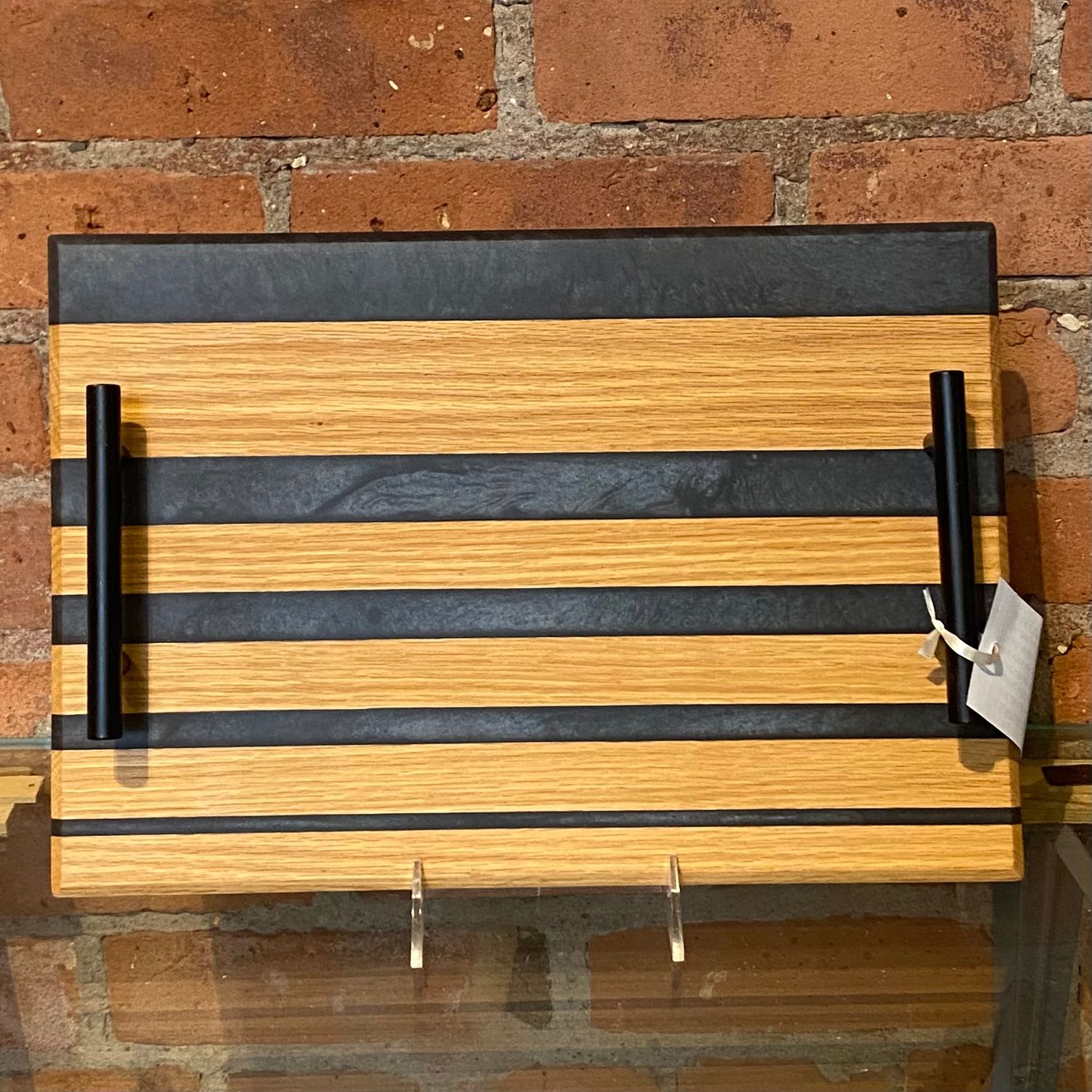 G.M. 511 Charcuterie Oak w/ Black Stripe Resin