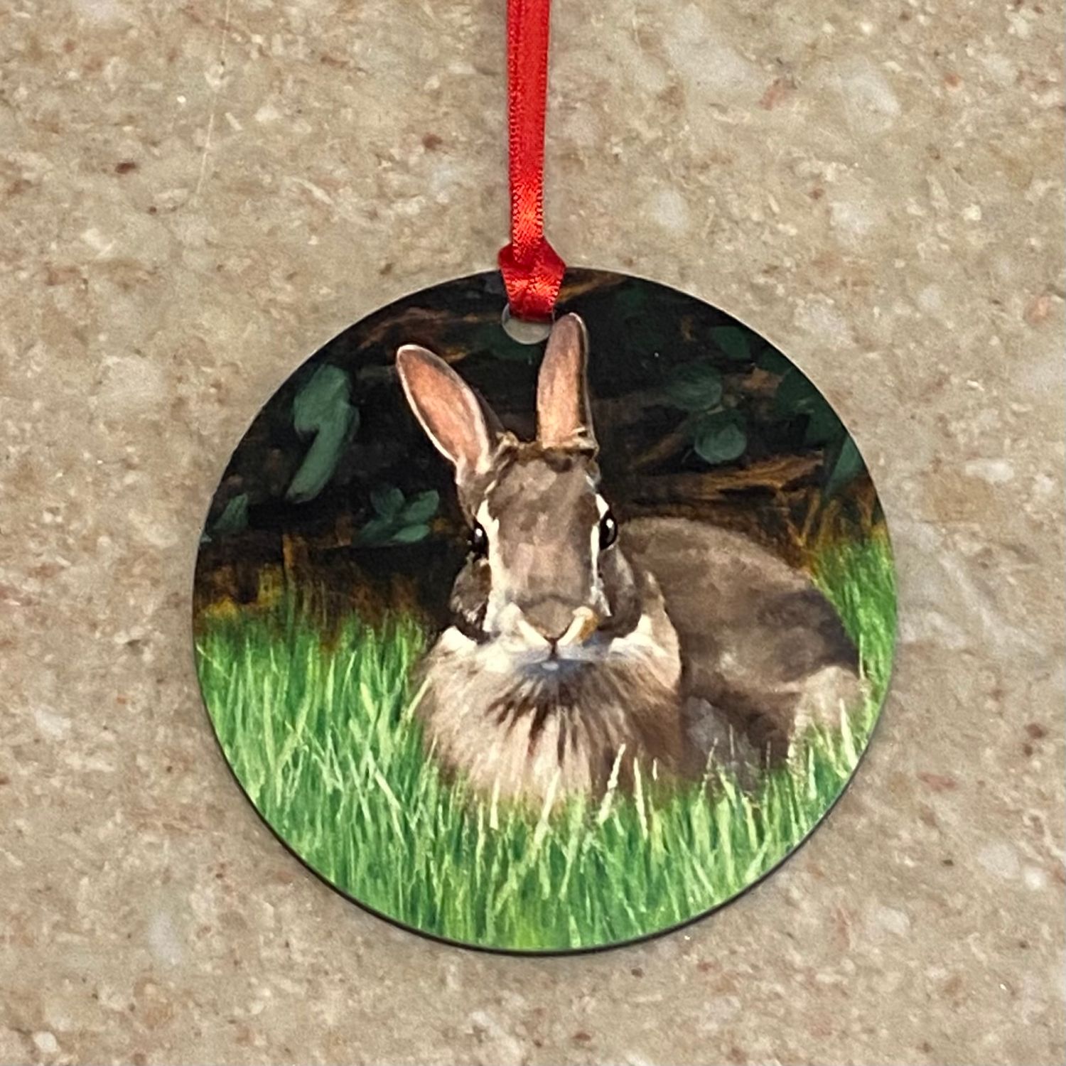 Finewood Ornament Bunny